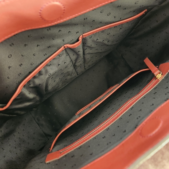 NWT Cole Haan Zoe Leather Bucket Hobo